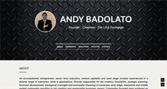 Desktop Screenshot of andybadolato.com