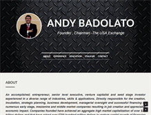 Tablet Screenshot of andybadolato.com